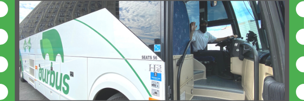 bus driver welcomes passenger onboard on one of the intercity bus routes