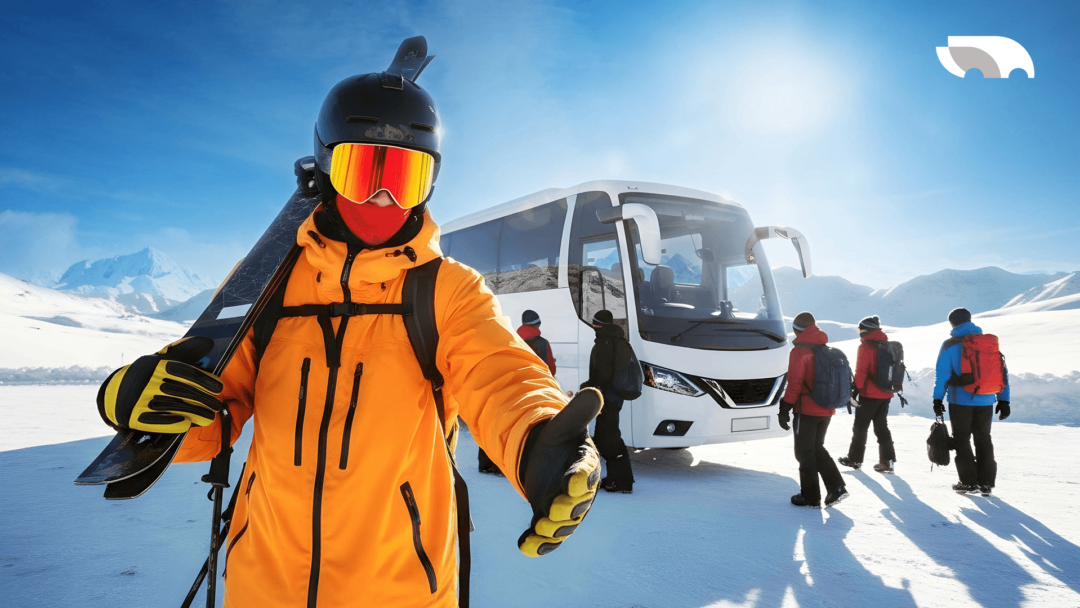 mountain trip by bus