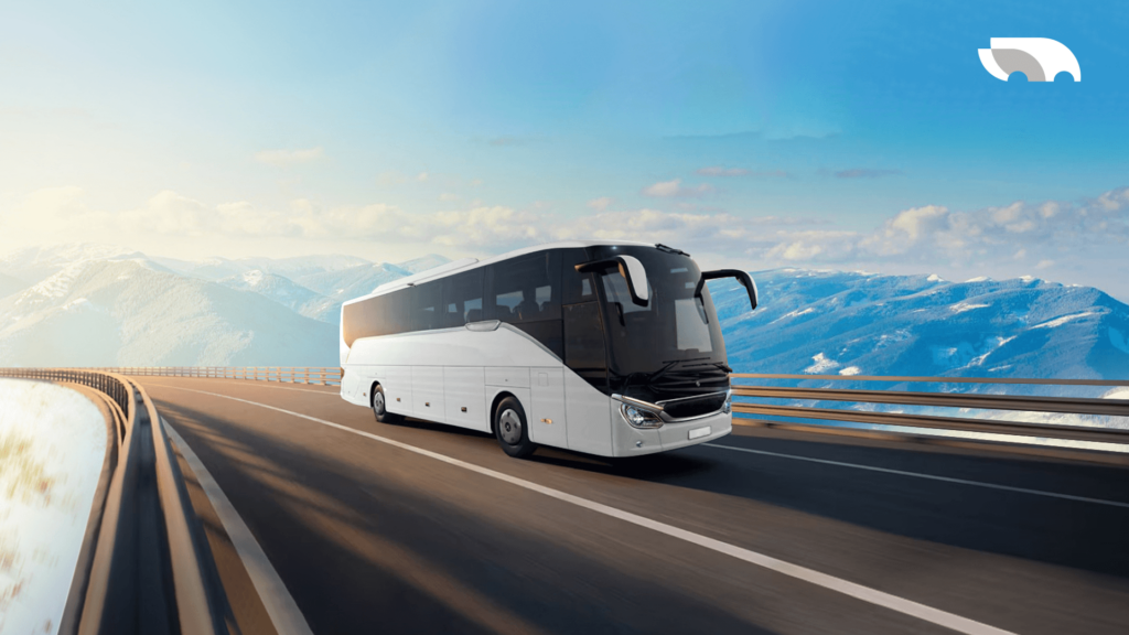 mountain trip by bus
