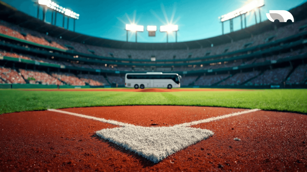 bus to baseball game
