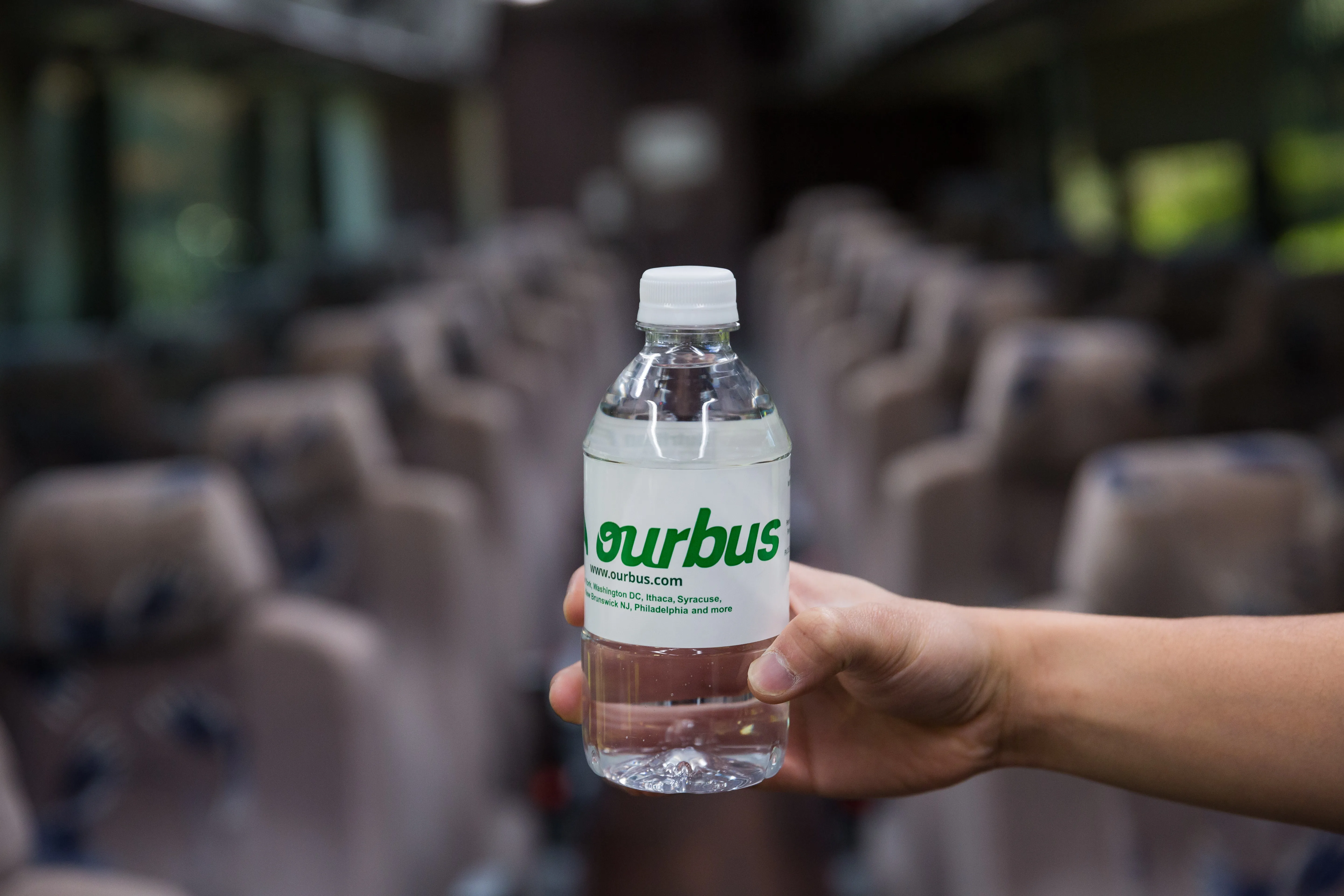 Binghamton NY to New York Bus Tickets | OurBus Water Bottle